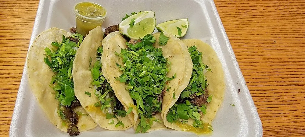 All the Way Chicken Tacos with Grilled Onions